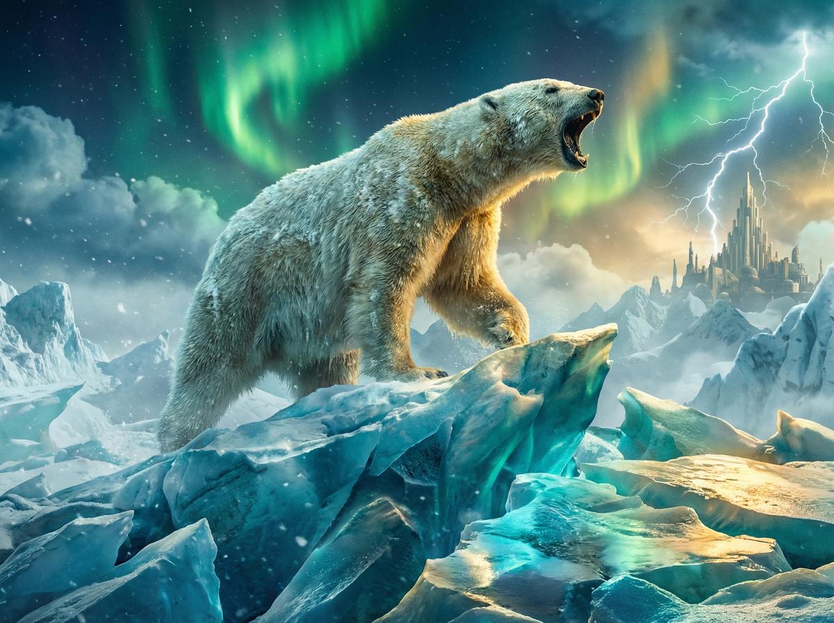 51吃瓜-北极熊冰川巡游视频