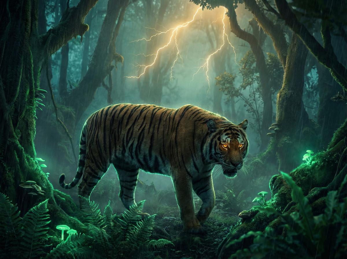 51吃瓜-孟加拉虎丛林狩猎视频